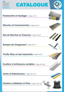 Catalogue CAEX ERP-PMR Caillebotis-Fixations,Tôles perforés-Podotactiles,Rampes